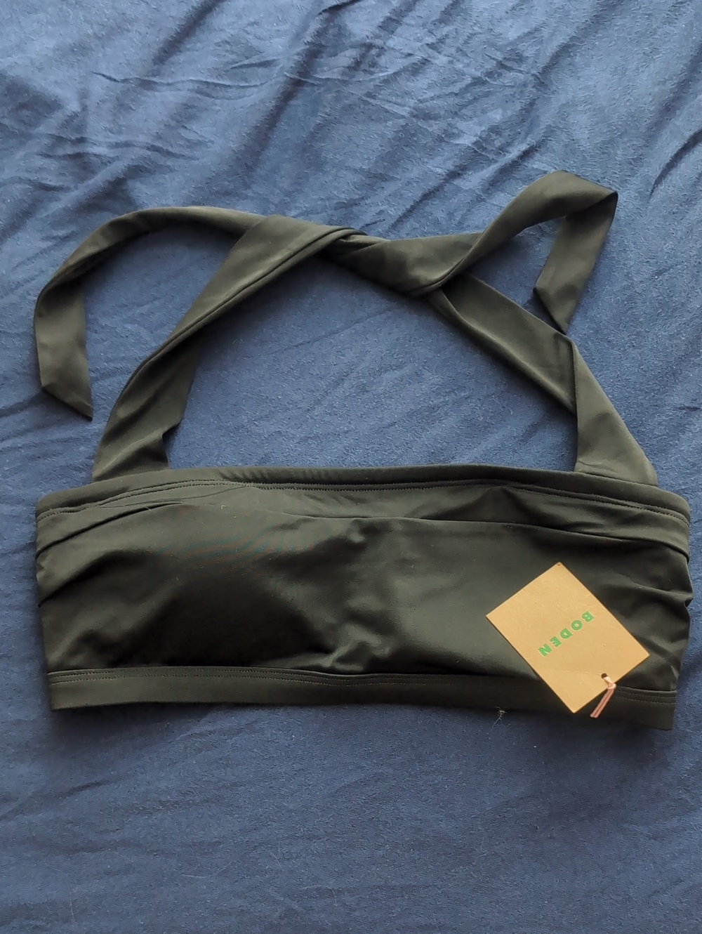 Santorini Bandeau Halter Bikini With Built In Padding